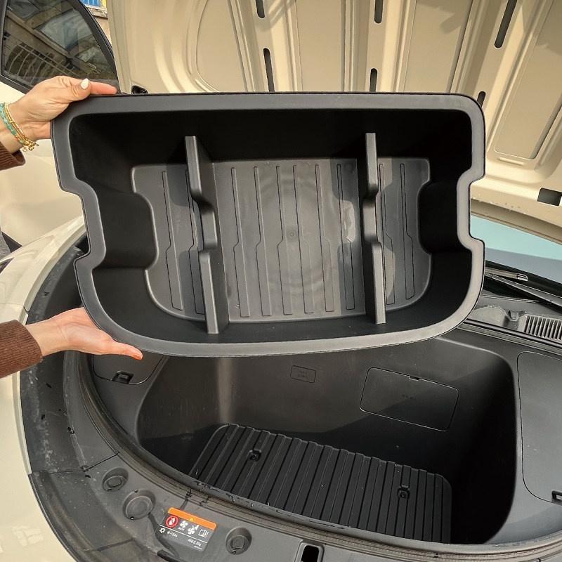 Для Geely EX2 Geome Xingyuan 2024-2026 Передний багажник Ящик для хранения Коврик для багажа Водонепроницаемый Органайзер-поддон