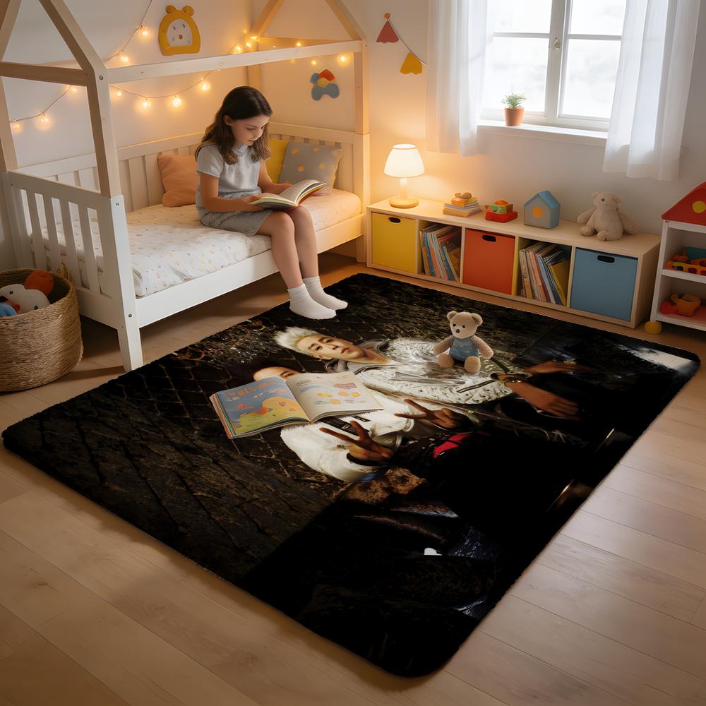 Floor Mat Soft Flannel Rug Non-Slip Absorbent Mat for Bathroom Bedroom Home Decor Kpop Top Hot Singer G-GD