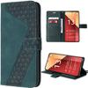 PU Leather Case for Xiaomi Redmi Note 13 Pro 4G - E.F.CONNECTION - Night Green - Flexible - With Card Pocket