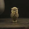 Винтажная латунная фигурка совы – Креативное животное, настольное украшение