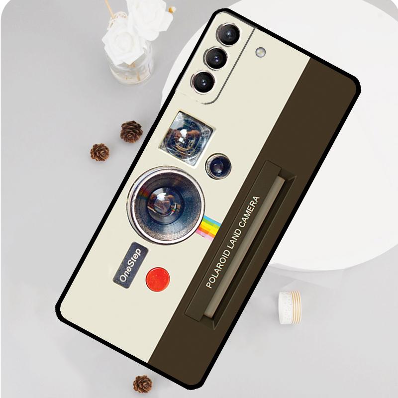 РЕТРО ФОТОКАМЕРА Чехол для телефона Samsung Galaxy S23 Ultra S20 S21 S22 S24 S25 Plus S9 S10 S24 FE Funda Чехол