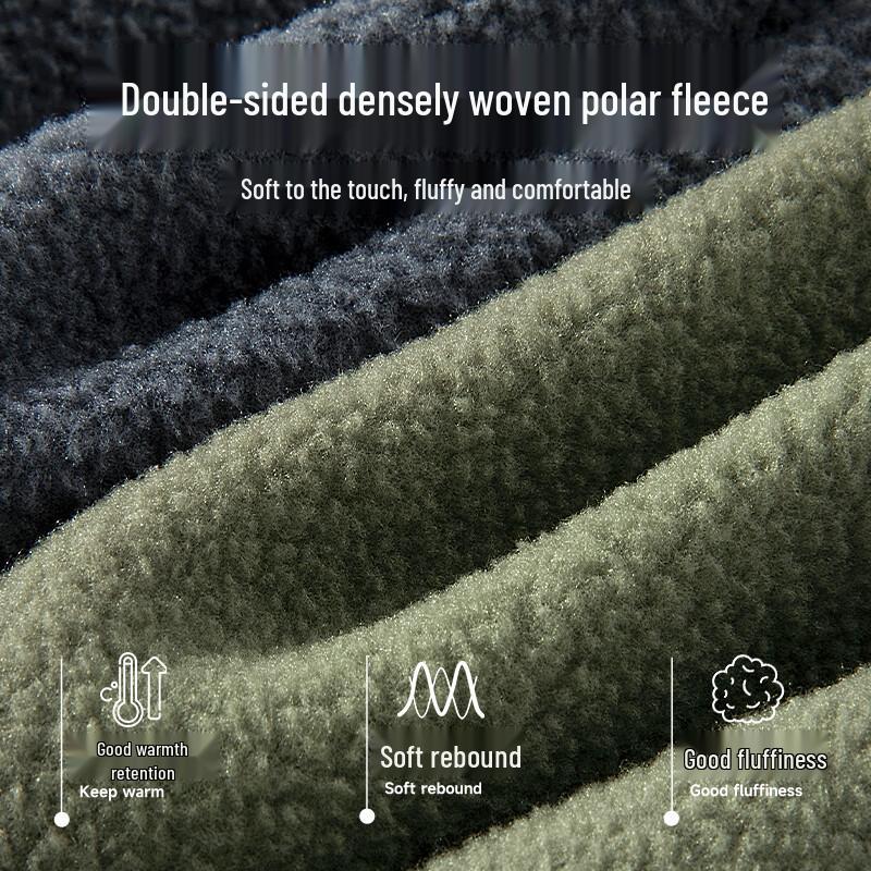 GENIOLAMODE Мужские повседневные брюки прямого кроя с флисовой подкладкой