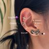 Ретро Готические Крест Звезда Модные Наклейки на Уши (10-Pack)