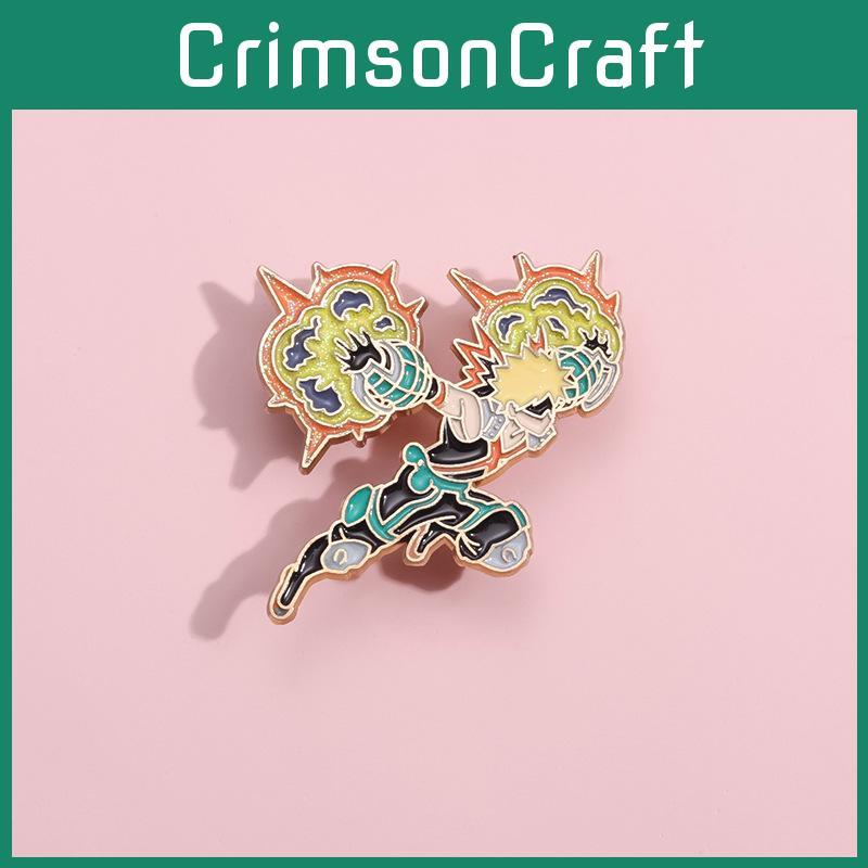 Unique Anime Character Style Brooch Metal Pin Featuring Cool Ninja Design Perfect For Bags