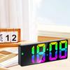 Temperature/Date Display Digital Alarm Clock Luminous Mirror LED Digital Clock  Home Decor