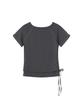 MISEKI SEOUL [Miseki Seoul X Yeomim] Snap Shirring Shortsleeve Charcoal