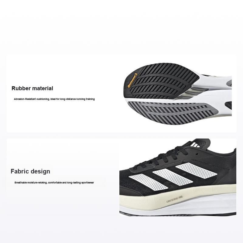 adidas Adizero Boston 11 Black Carbon Мужские кроссовки Core-Black Cloud-White GX6651