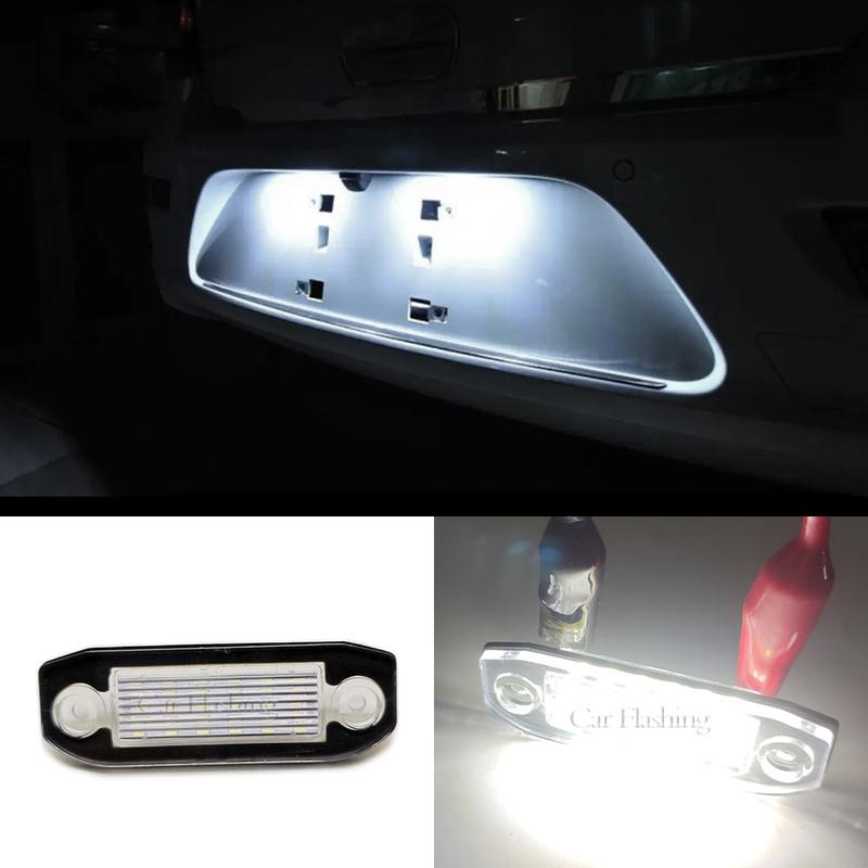 White LED light Error Free Number License Plate Lights for Volvo S80 XC90 S40 V60 XC60 S60 C70 V50 XC70 V70 LED Tag Lights