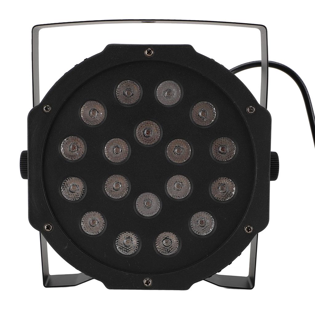 Светодиодный сценический свет 18 X 1 Вт, звуковая активация, управление DMX 512, RGB, Par Can Light для вечеринки, свадьбы, клуба