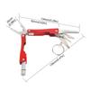 Mini Multitool Pliers with Led Light Lightweight Folding Pliers Stainless Steel Antirust Outdoor Tools Electrical Equipment