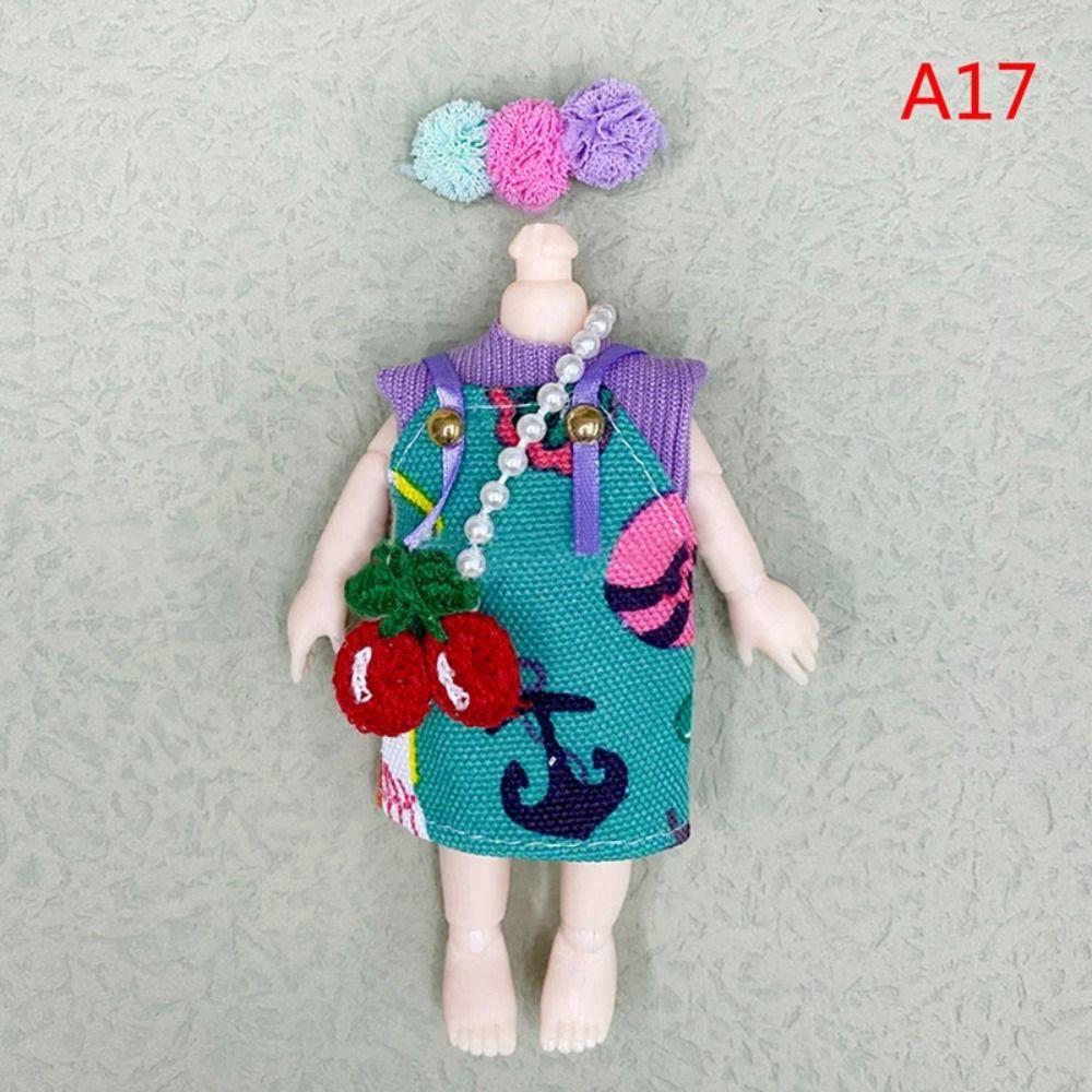 Plush Patch Doll Winter Dressup Skirt Replacement Outfit Cute Clothes Set Cotton Doll