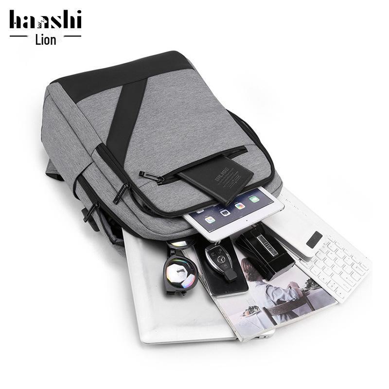 High-End Men's Waterproof Travel Backpack with Laptop Compartment – Large Capacity Business & School Bag