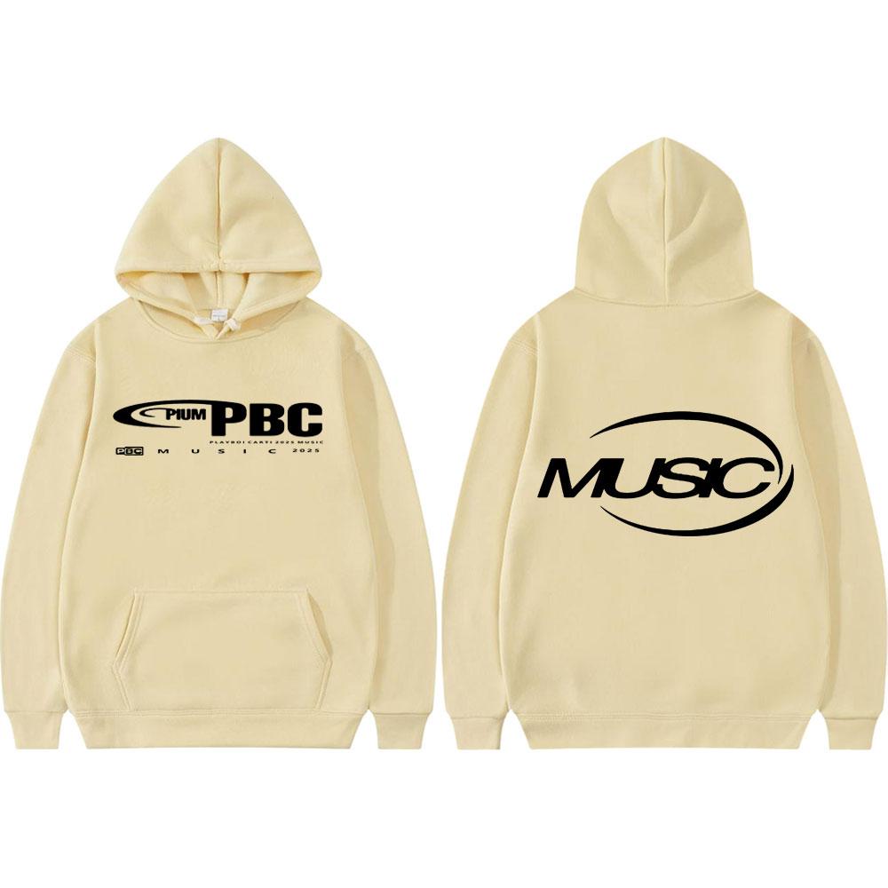 Рэпер Playboi Carti Я Музыка Мерч Худи Мужской Женский Хип-Хоп Винтажные Толстовки с Капюшоном Мода Повседневные Оверсайз Пуловеры