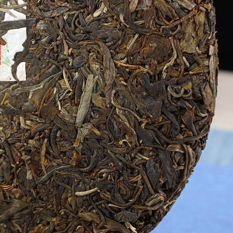 Чай Пуэр Мэнхай Сырой чай 357 г Чай Пуэр 2018 Юньнань Seven Zi Cake Чай Пуэр