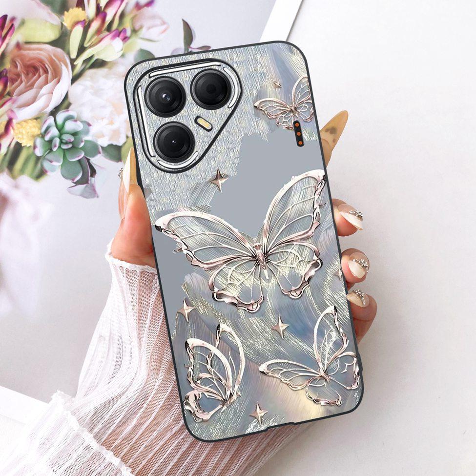 Чехол для телефона Tecno Pova 7 5G Силиконовый Милый Кот Модный Забавный Расписной Корпус Для Tecno Pova7 5G LJ7