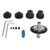 57T 0.8mod Slipper Gear Set Hardened Steel 20T 21T RC Motor Gear with Output Shaft for ARRMA 110
