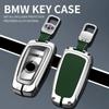 Кожаный чехол для ключей из цинкового сплава для BMW 1 3 5 7 серии X1 X3 X4 X5 F10 F15 F16 F20 F30 F18 F25 M3 M4 E34, аксессуары