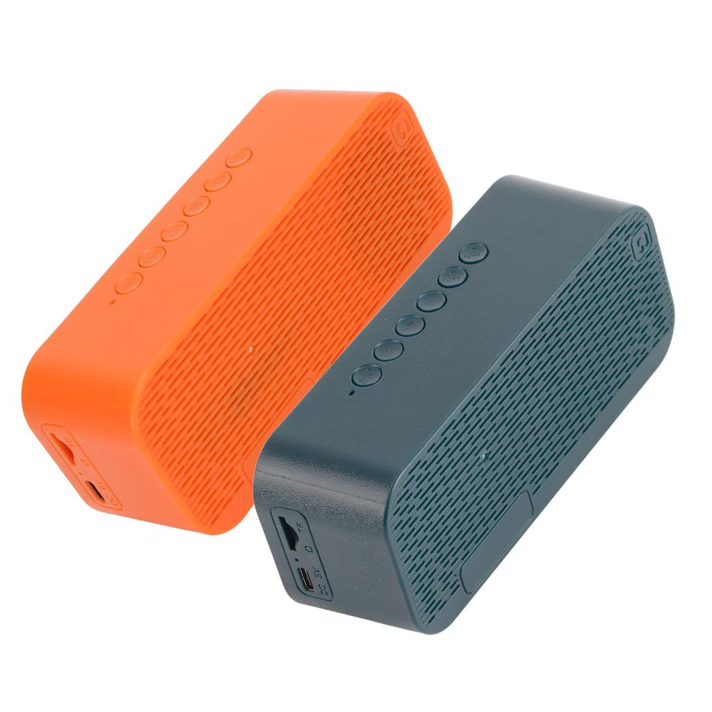 Мини Bluetooth-динамик с мощным басом, двойной будильник, портативный беспроводной динамик со светодиодным дисплеем