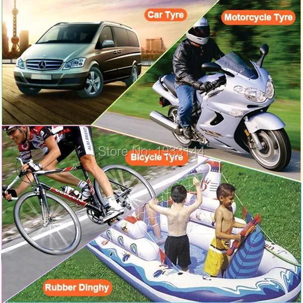 YD-3035 Portable Super Flow 100PSI Auto Tire Inflator / Car Air Compressor Car Tire Tyre Inflator Vehicle Auto Electric Pump