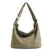Large Capacity Canvas Crossbody Bags Women Solid Korea Messenger Bags Cotton Cloth Shoulder Bags Soft Packages