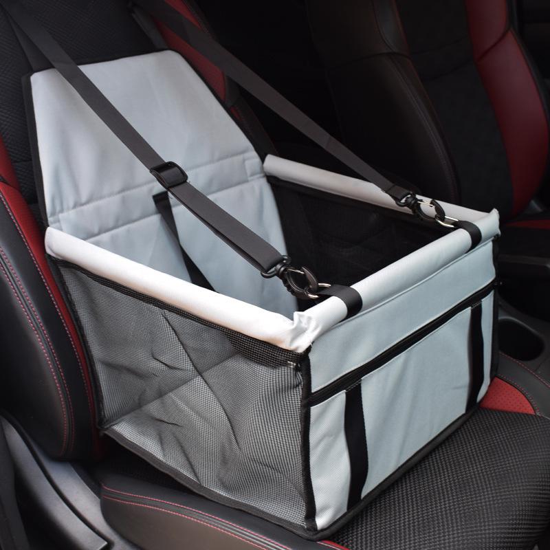 Pet Car Seat Mat: Breathable, Waterproof, Double-Layer Carrier for Travel