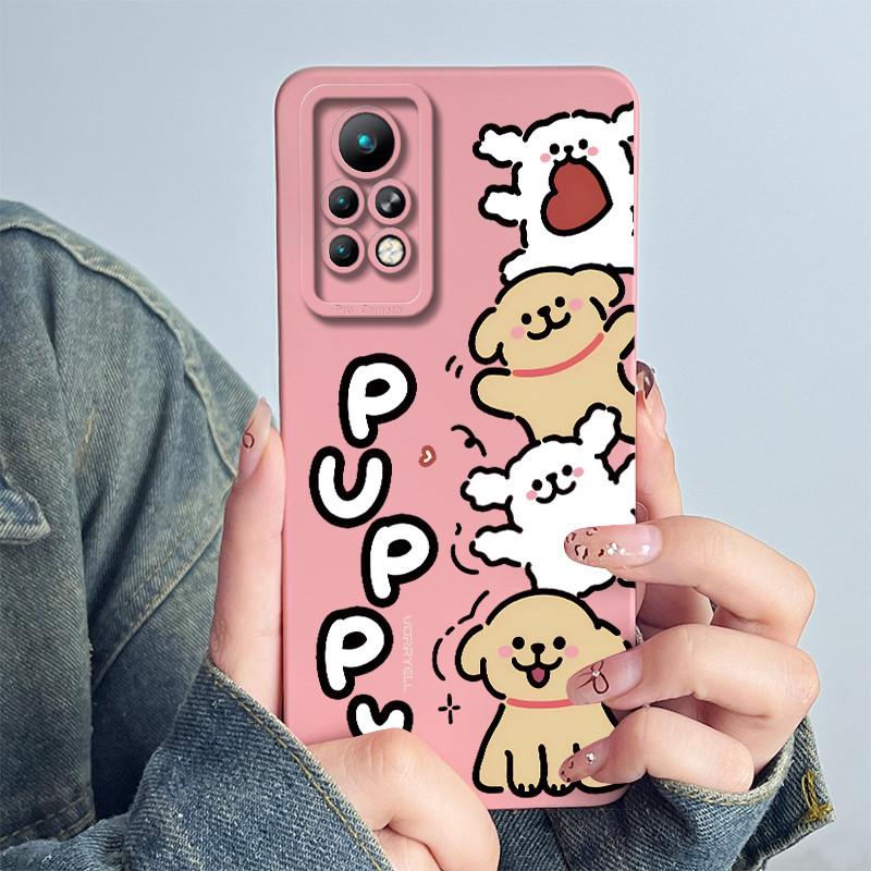 For Infinix Note 11 Pro X697 / Note 11s X698 Phone Case Cover Silicone Sweet Painted Shell Cartoon Funda Printed Casing Coque