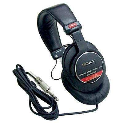 Sony Проводные закрытые студийные мониторные наушники черного цвета MDR-CD900ST