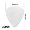 20Pcs Electric Guitar Bass Pick Plectrum Metal Guitar Plectrums Stainless Steel Guitar Pick Guitar Accessories Enduring