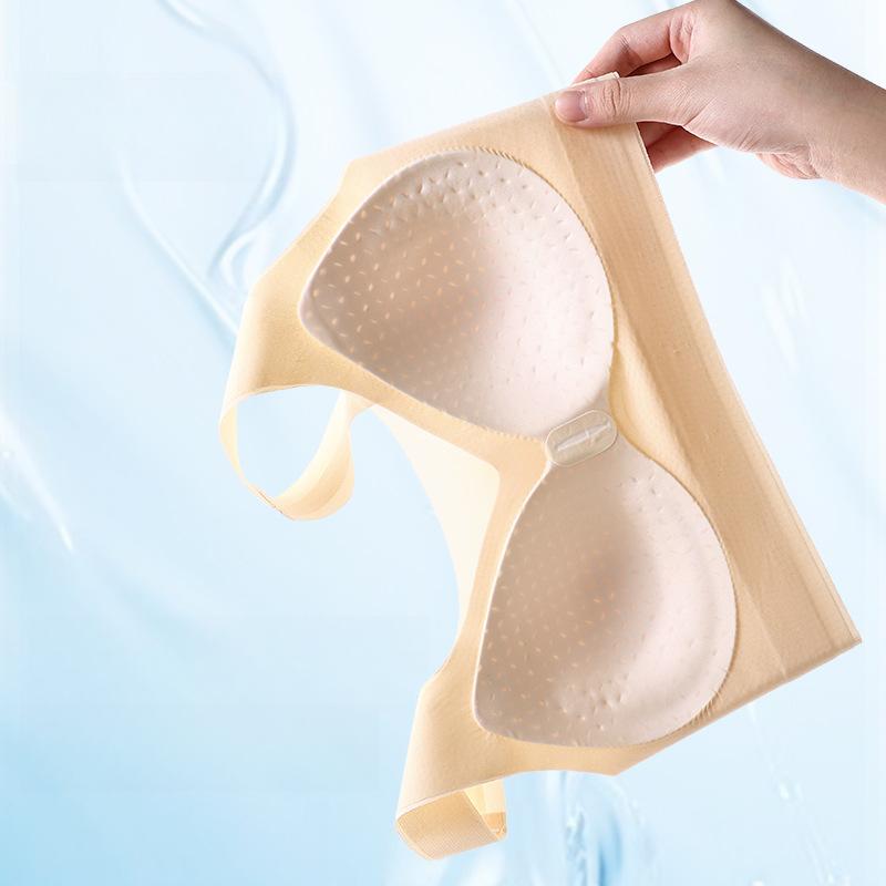 Дышащий и бесшовный бюстгальтер женский красивый бюстгальтер для спины женский тонкий жилет без косточек спортивный бюстгальтер пуш-ап