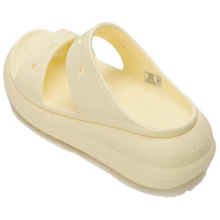 Crocs Шлепанцы женские светло-желтые