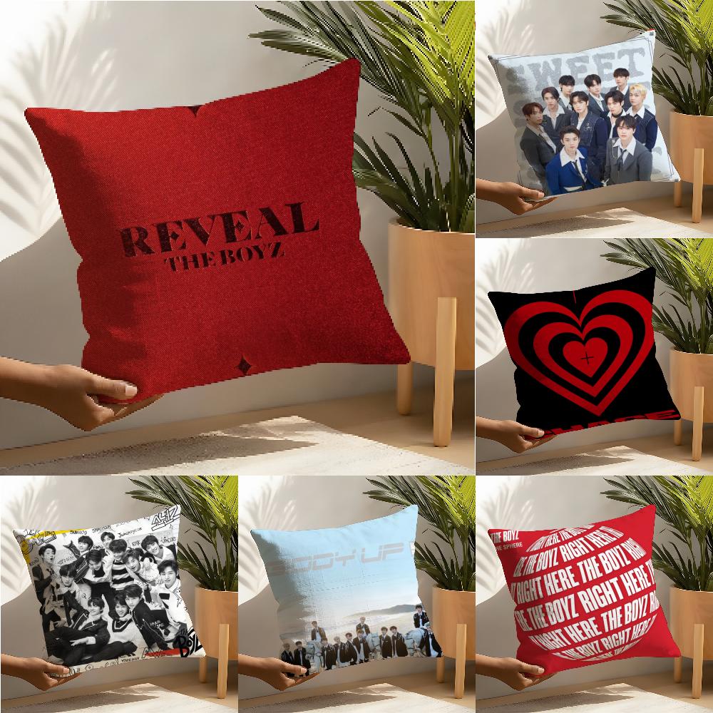 Kpop Tthe Bboyz Pillow Case Home Living Room Decoration Linen Pillow Cases Cushion Cover