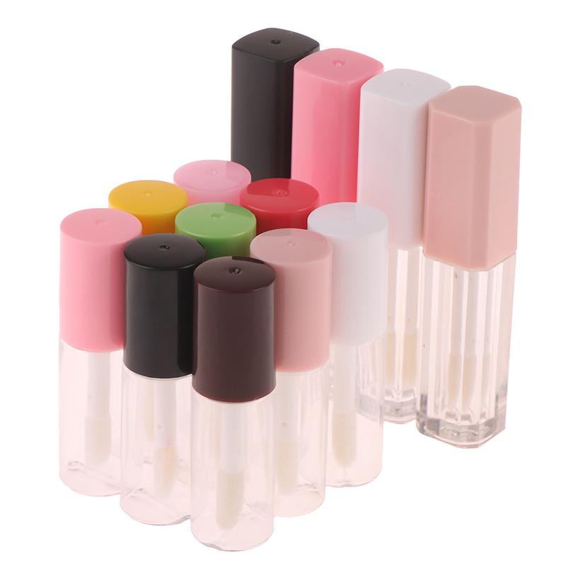 5 шт. 1,5/3 мл мини-пластиковый пустой прозрачный тюбик для блеска для губ бальзам для макияжа контейнер косметический контейнер