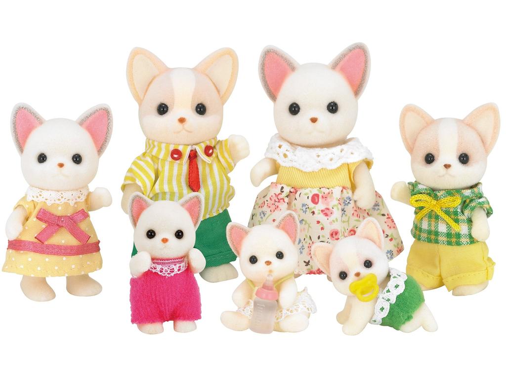 Sylvanian Families Doll ST Mark Certification 3 Years Old and Up Toy Dollhouse Sylvanian Families EPOCH [Chihuahua Family] FS-14