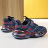 28-40 Детские Большие Размеры Модные Толстые Подошвы Fly Woven Камуфляжные Кроссовки Для Бега Спортивная и Повседневная Обувь