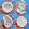 1pc Marine Theme Silicone Mold 3D Seashell Conch Starfish Coral Fondant Mold for DIY Pudding Chocolate Candy Desserts Gummy Cupcake Handmade Soap
