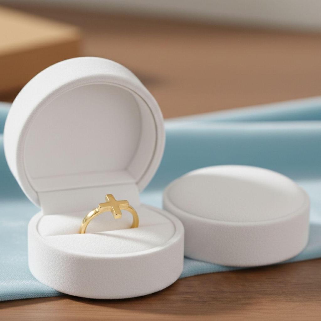 Женское кольцо-крестик из стерлингового серебра 925 пробы с позолотой, минималистичное
