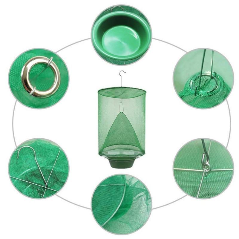 1PC Folding Hanging Fly Trap, Fly Cage, Environmentally Friendly Fly Trap, Fly Killer, Folding Fly Trap