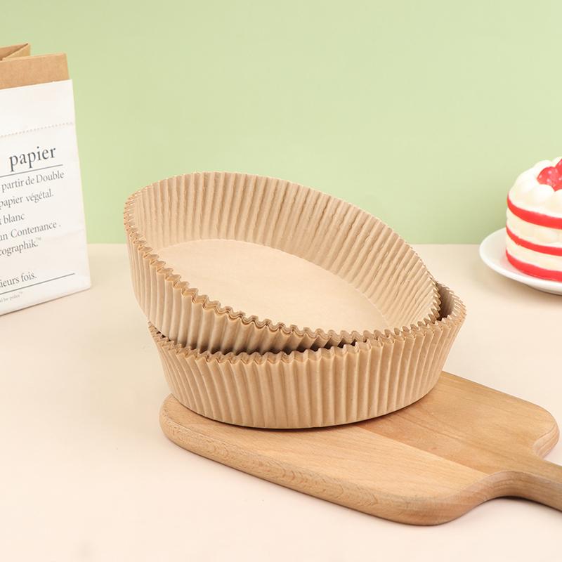 50X одноразовый бумажный коврик для фритюрницы с антипригарным покрытием для выпечки, жарки, маслостойкий