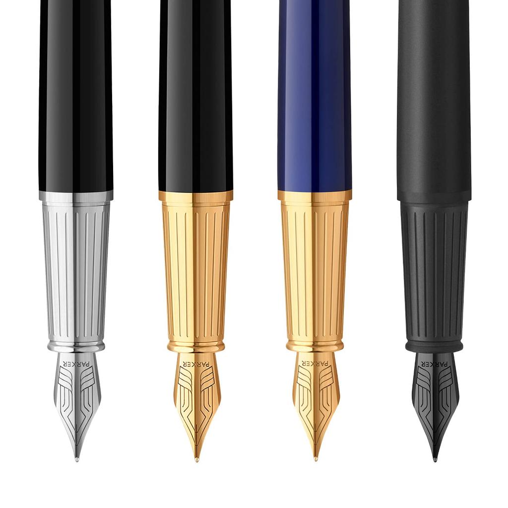 Перьевая ручка PARKER Ingenuity Black BT Fine Point в подарочной коробке, подлинный импортный продукт 2182629