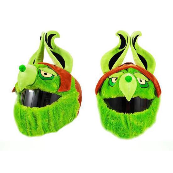 Чехол для шлема мотоциклиста Furry, пыленепроницаемый, устойчивый к царапинам, мягкий, мультяшный, забавный, полностью защищающий лицо чехол для шлема мотоциклиста