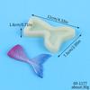 Mermaid Tail Silicone Resin Mold DIY Ocean Mermaid Shell Conch Fondant Chocolate Cupcake Gumpaste Baking Cake Decorating Tools