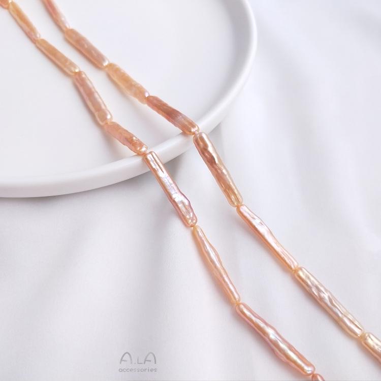 Барочные неровные жемчужины-зубочистки с серебряными сквозными отверстиями для изготовления ювелирных изделий своими руками