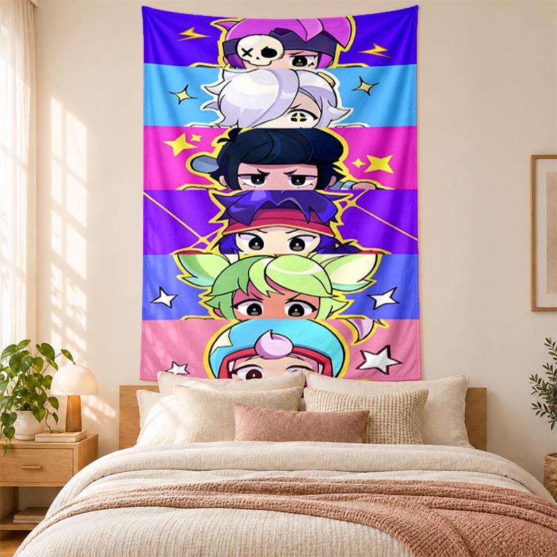 Brawl Stars Tapestry highquality for decorating living room bedroom dorm walls ideal as bedroom wallart orholiday gift