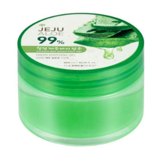 Face Shop Jeju Aloe Успокаивающий увлажняющий гель с алоэ вера 300мл