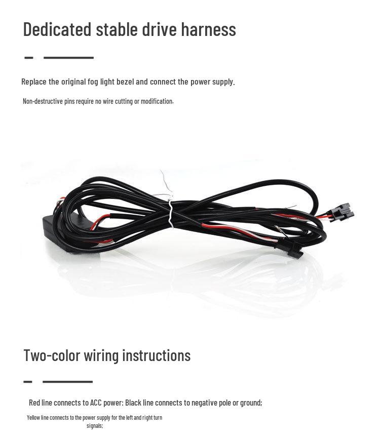 LED Daytime Running & Fog Lights for 24-model Toyota Camry 2.0 Sport