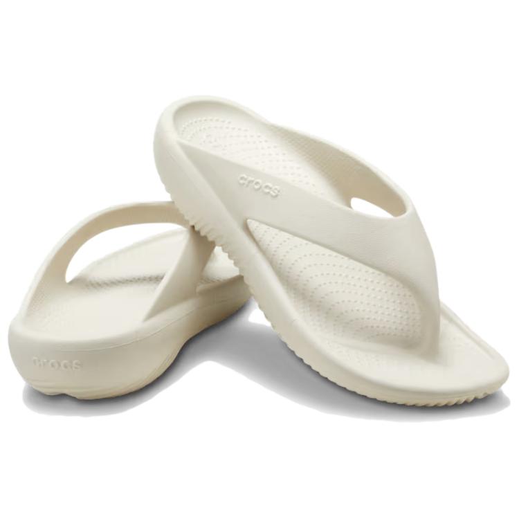 Crocs Мягкие Повседневные и Удобные Шлепанцы с Защитой от Истирания Женские Молочно-Белые