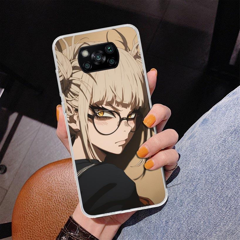 Чехол для телефона Himiko Toga My Hero Fashion для Xiaomi Poco X5 X6 X7 Pro X4 Gt F7 Ultra M8 M7 Redmi 15C 15 13C 13 12C 12 Уникальный чехол