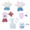 6 стилей модной одежды для кукол-младенцев, подходящей для кукол Bebe Reborn 10-12 дюймов, наряды ручной работы Bebe, аксессуары