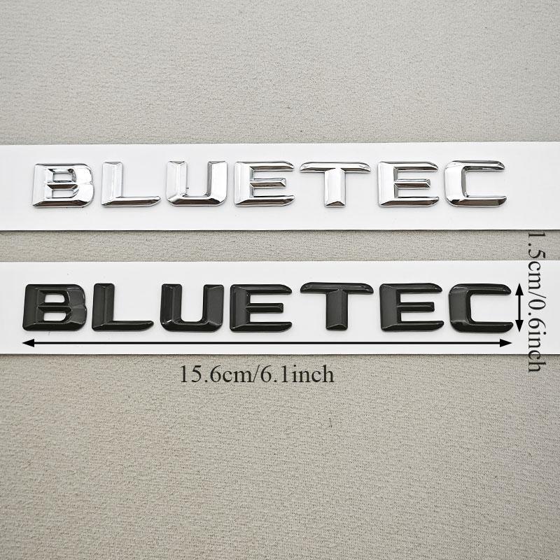 For Mercedes Benz Diesel Letter Logo BLUETEC Side Fender Badge Rear Trunk Emblem Decal C E S GLE Class Auto Exterior Accessories