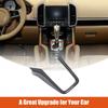 ABS Carbon Fiber Interior Center Console Cover Trim For Porsche Cayenne 2011-17